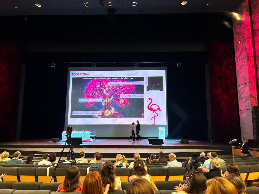 ESGAR kongress 2026, auditorija ar klausītājiem